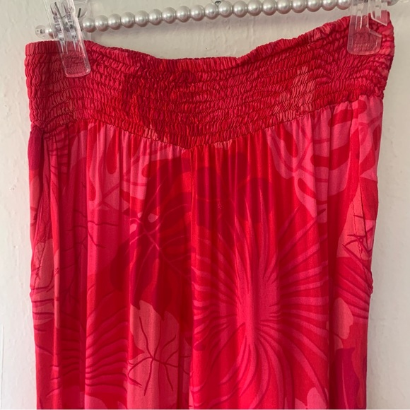 Mikoh Kahuku Ruched Waist Pants In Luau Lei - Picture 8 of 12